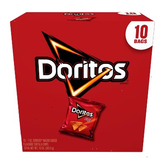Doritos Nacho Cheese Flavored Tortilla Chips - 10oz/10ct