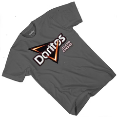 Mens Doritos Nacho Cheese Shirt - Doritos Flamin Hot, Cool Ranch, Nacho Cheese - Doritos Graphic T-Shirt (Grey, Small)