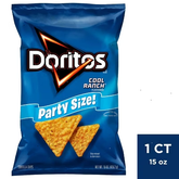 Doritos Cool Ranch Flavor Party Size Tortilla Chips - 14.5oz