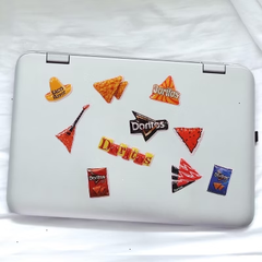 Doritos Fun Stickers for Kids Classroom, Cute Puffy Stickers for Girls, Boys and Teens, Cool Decal Stickers, Party Favors